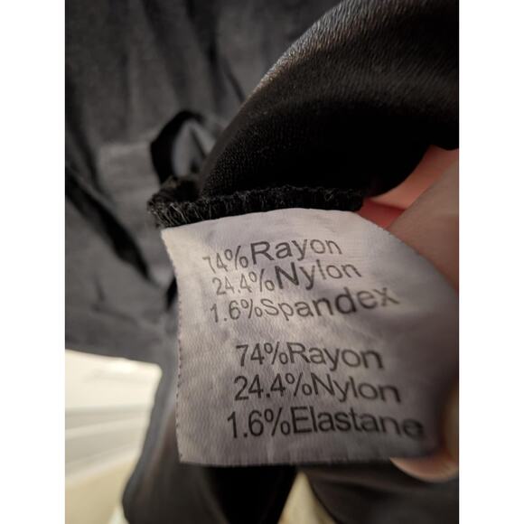 Grace Karin Vintage Cap Sleeve Bodycon Black Dress Size M Cocktail Business - Picture 7 of 8